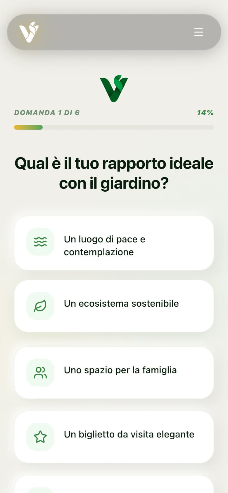 Il quiz su telefono, alla prima domanda